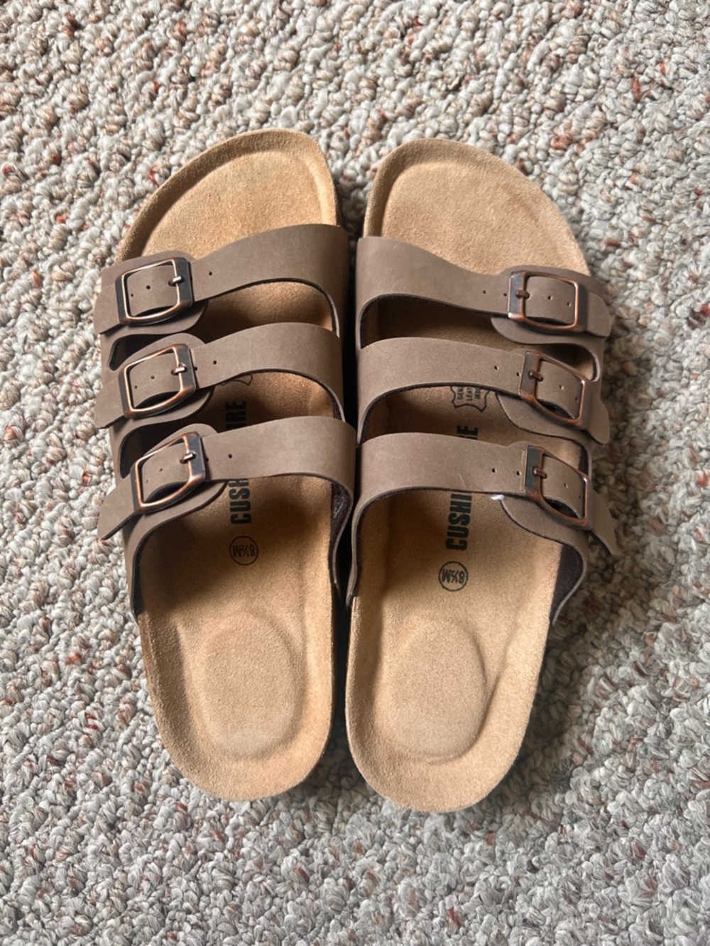 NWT Cushionaire leather sandals - Picture 2 of 4